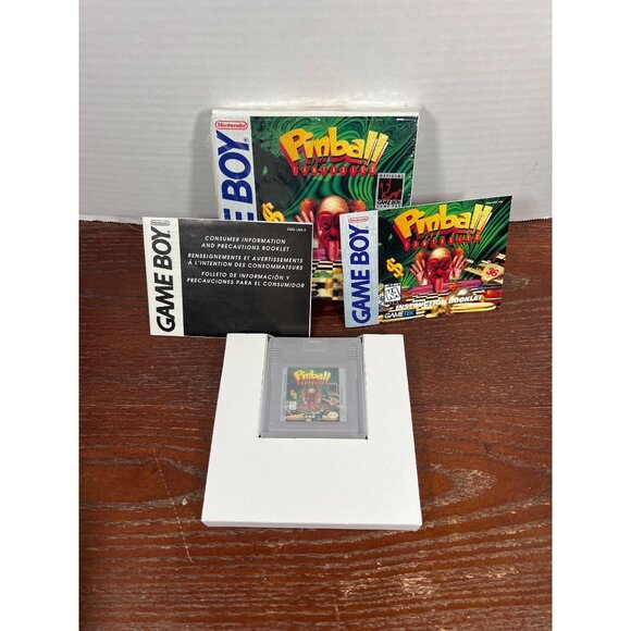 Pinball Fantasies Game Boy Cartridge With Manual Box & Inserts CIB - Picture 1 of 5